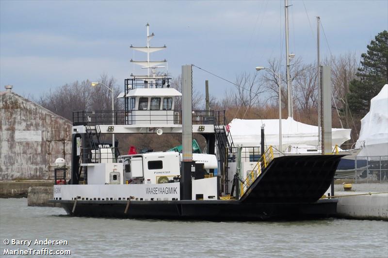 waaseyaagmik (Passenger ship) - IMO , MMSI 316045471 under the flag of Canada