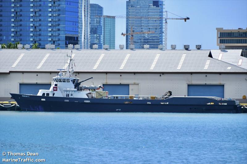 rebekah c (Offshore Tug/Supply Ship) - IMO 9415442, MMSI 367339650, Call Sign WDM7306 under the flag of United States (USA)