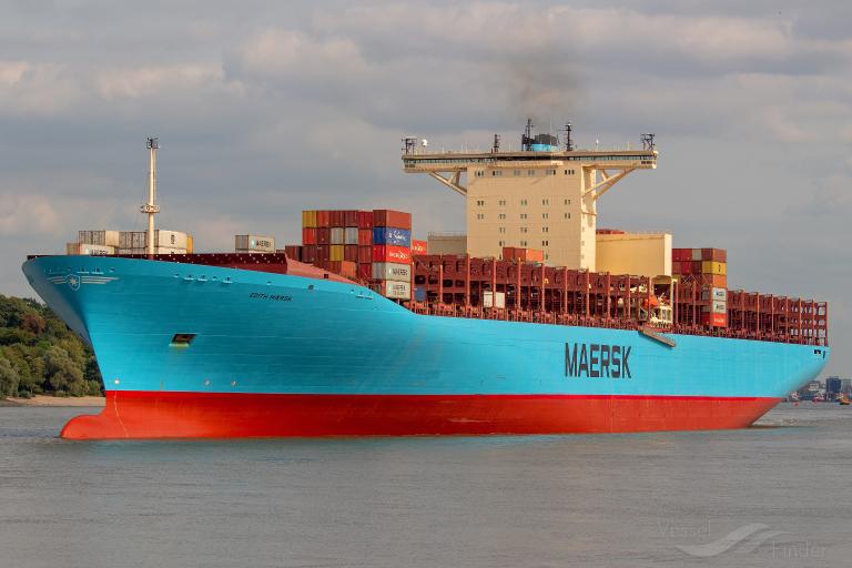 edith maersk (Container Ship) - IMO 9321548, MMSI 220501000, Call Sign OXOR2 under the flag of Denmark