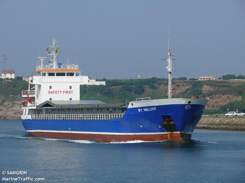my melody (General Cargo Ship) - IMO 9006382, MMSI 304138000, Call Sign V2QS8 under the flag of Antigua & Barbuda