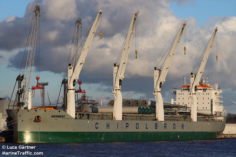 herbert (General Cargo Ship) - IMO 9931551, MMSI 636020696, Call Sign 5LAG6 under the flag of Liberia