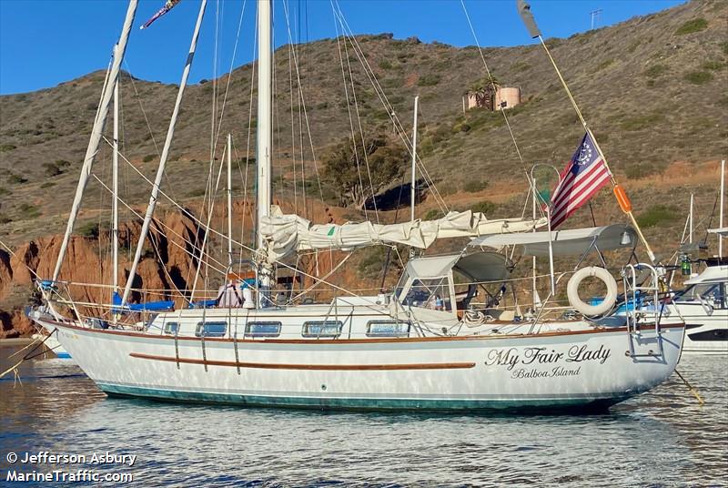 my fair lady (Sailing vessel) - IMO , MMSI 368229360, Call Sign WDM6925 under the flag of United States (USA)