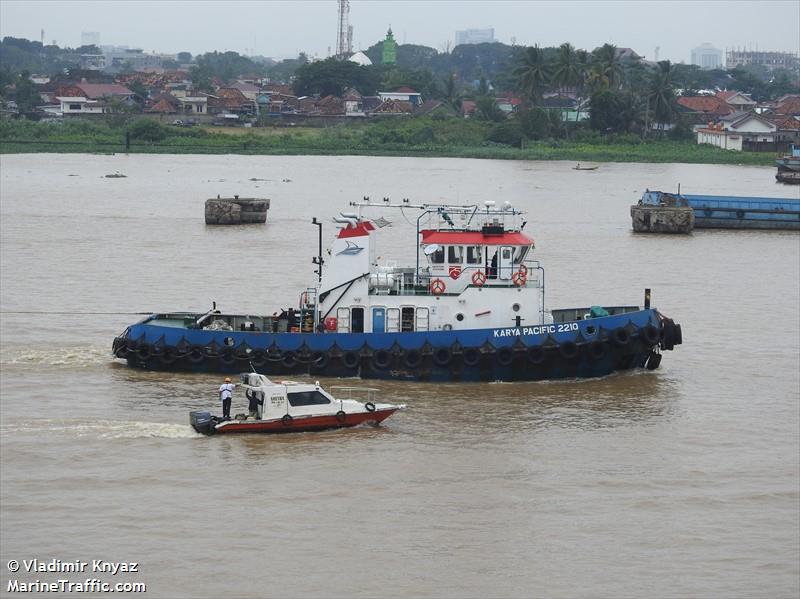 karya pacific 2210 (Tug) - IMO , MMSI 525500110, Call Sign YDB3144 under the flag of Indonesia