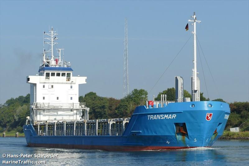 transmar (General Cargo Ship) - IMO 9167332, MMSI 275528000, Call Sign YLRZ under the flag of Latvia