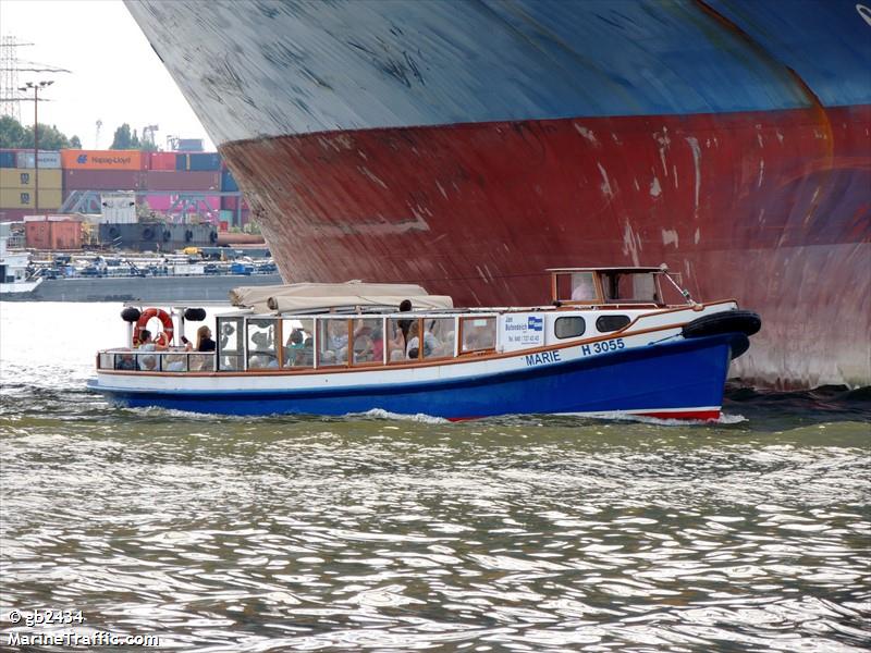 marie (Passenger ship) - IMO , MMSI 211844770, Call Sign DG6296 under the flag of Germany