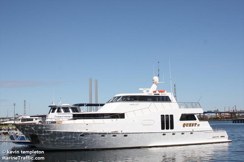 quest iii (Pleasure craft) - IMO , MMSI 503592800, Call Sign VJN3693 under the flag of Australia