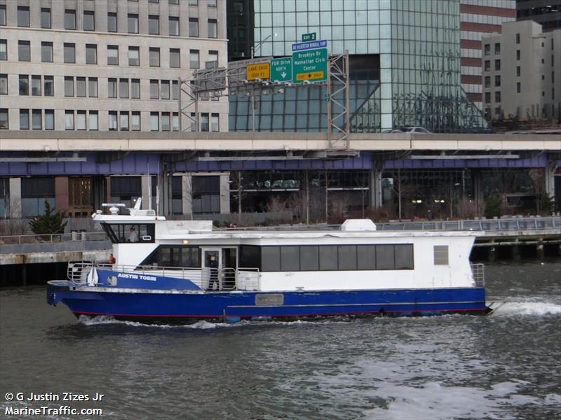 austin tobin (Passenger ship) - IMO , MMSI 366834150, Call Sign WDG2935 under the flag of United States (USA)