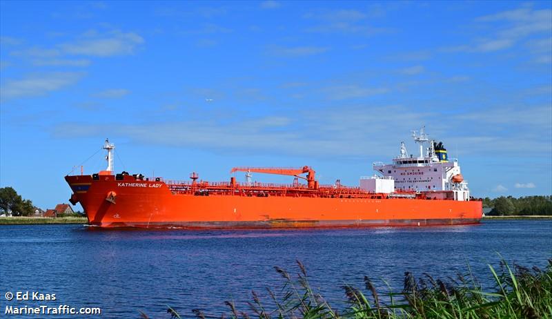 katherine lady (Chemical/Oil Products Tanker) - IMO 9916123, MMSI 563142200, Call Sign 9V6863 under the flag of Singapore