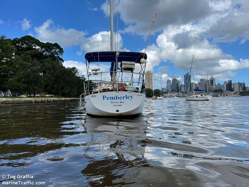 pemberley (Sailing vessel) - IMO , MMSI 503127990, Call Sign FX938N under the flag of Australia