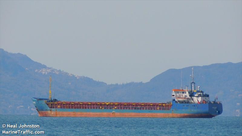 ns dante (General Cargo Ship) - IMO 8208878, MMSI 629009136, Call Sign C5J136 under the flag of Gambia