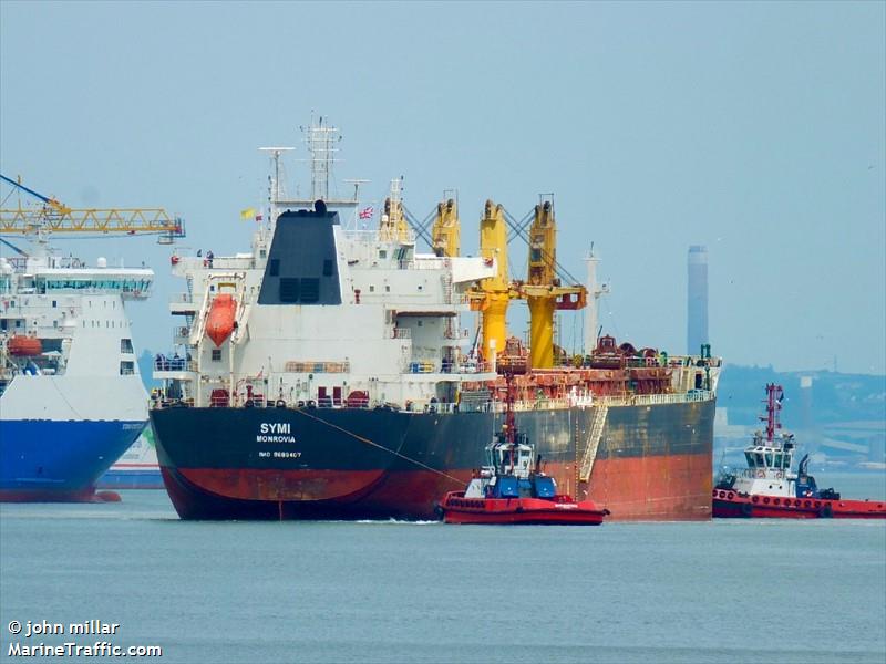 symi (Bulk Carrier) - IMO 9669407, MMSI 636021197, Call Sign 5LCT4 under the flag of Liberia