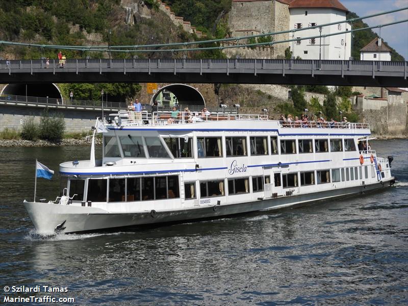 gisela (Passenger ship) - IMO , MMSI 211668740, Call Sign DF8340 under the flag of Germany