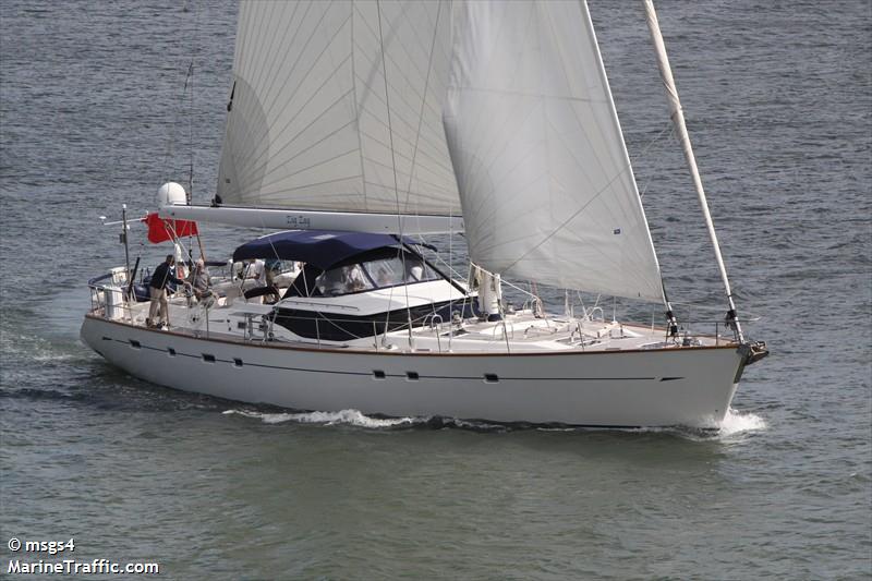 zig zag (Sailing vessel) - IMO , MMSI 235051899, Call Sign MOUF under the flag of United Kingdom (UK)