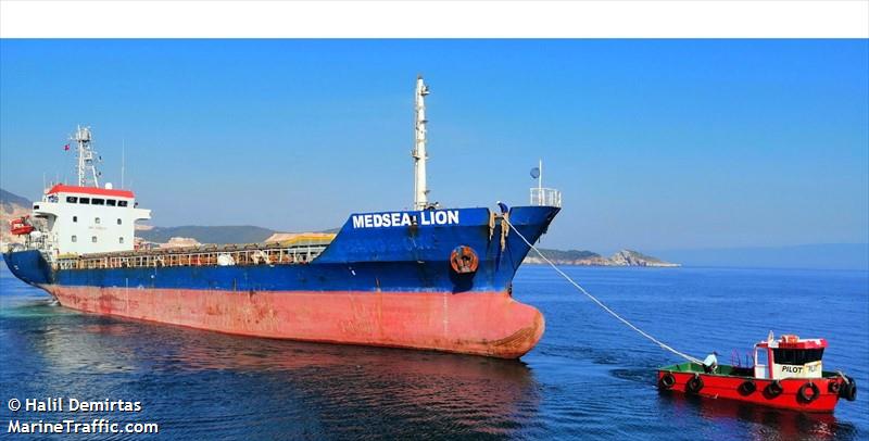 med sea lion (Bulk Carrier) - IMO 9350331, MMSI 341402000, Call Sign V4QE4 under the flag of St Kitts & Nevis