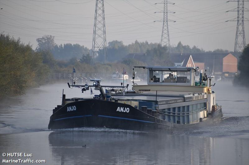 anjo (Cargo ship) - IMO , MMSI 205384090, Call Sign OT3840 under the flag of Belgium