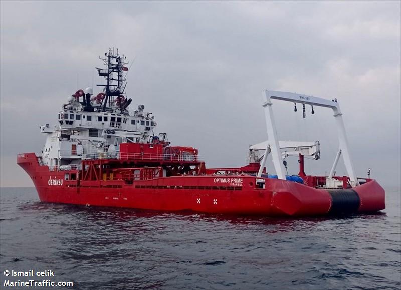 optimus prime (Research Vessel) - IMO 8501098, MMSI 271049386, Call Sign TCA6601 under the flag of Turkey