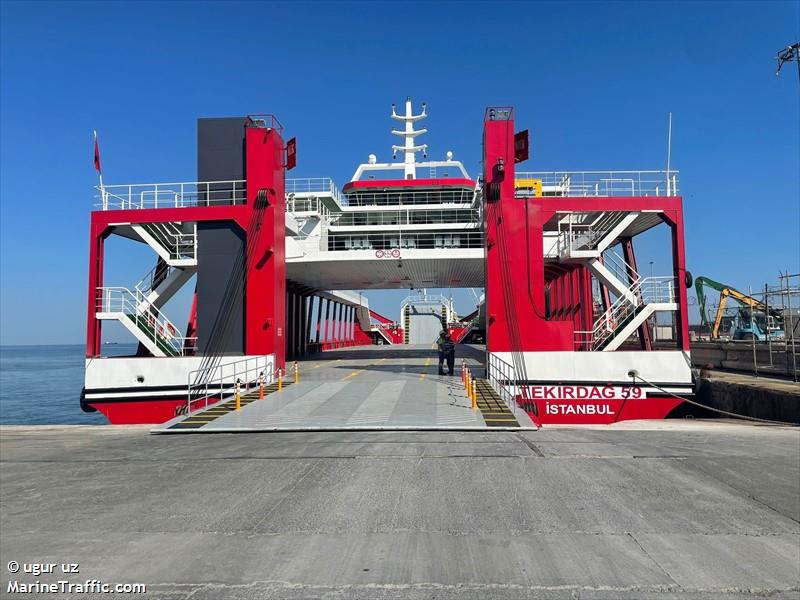 tekirdag 59 (Passenger ship) - IMO , MMSI 271049542, Call Sign TCA6692 under the flag of Turkey