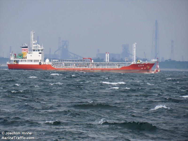 meikoumaru (Tanker) - IMO , MMSI 431018707, Call Sign JD5075 under the flag of Japan