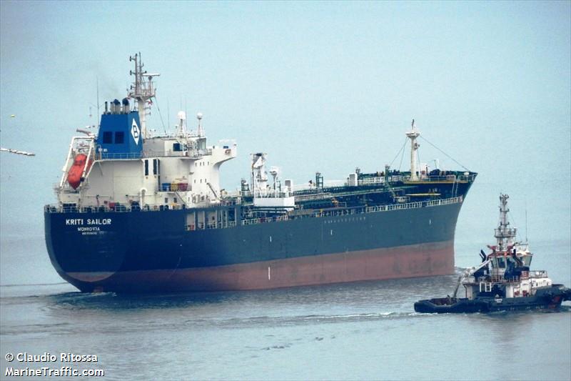 kriti sailor (Chemical/Oil Products Tanker) - IMO 9335135, MMSI 636021628, Call Sign 5LEX2 under the flag of Liberia