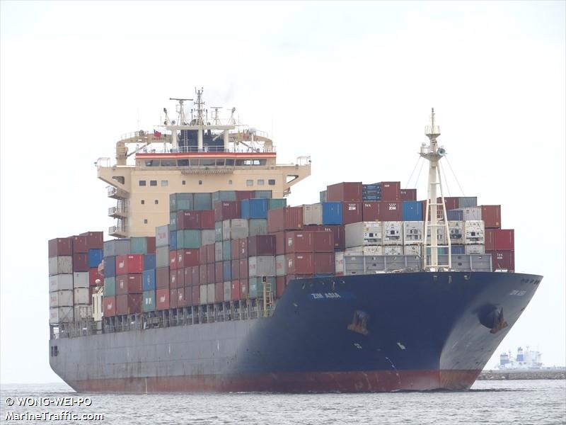 zim asia (Container Ship) - IMO 9464716, MMSI 636021664, Call Sign 5LFB9 under the flag of Liberia