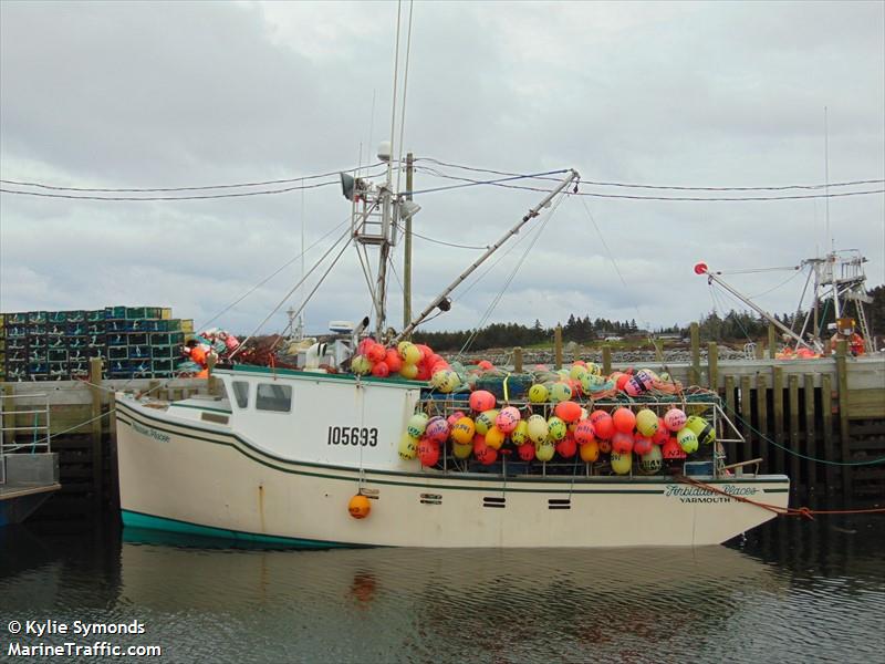 forbidden places (Fishing vessel) - IMO , MMSI 316007509 under the flag of Canada