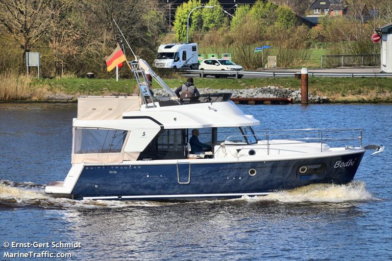 bodhi (Pleasure craft) - IMO , MMSI 211853790, Call Sign DJ2692 under the flag of Germany