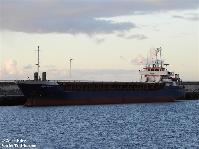 endeavour (General Cargo Ship) - IMO 9171072, MMSI 314636000, Call Sign 8PBL3 under the flag of Barbados