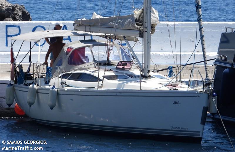 luna (Sailing vessel) - IMO , MMSI 316036173 under the flag of Canada