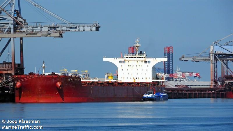 west trader (Bulk Carrier) - IMO 9467665, MMSI 563152100, Call Sign 9V7908 under the flag of Singapore