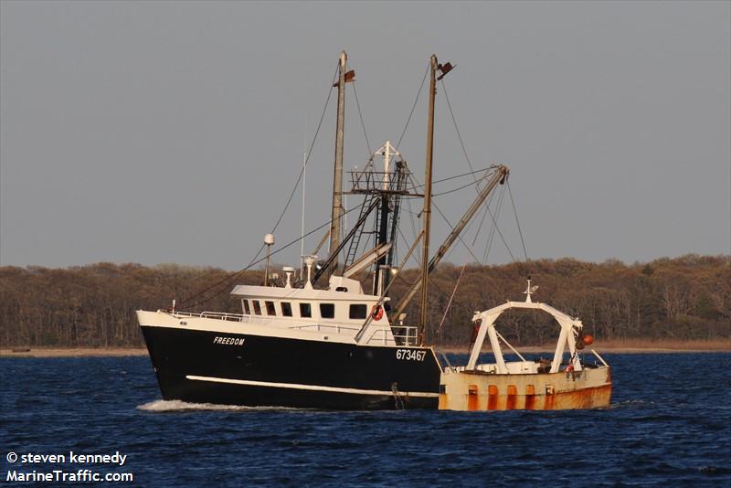 freedom (Fishing vessel) - IMO , MMSI 367474990, Call Sign WDF6507 under the flag of United States (USA)