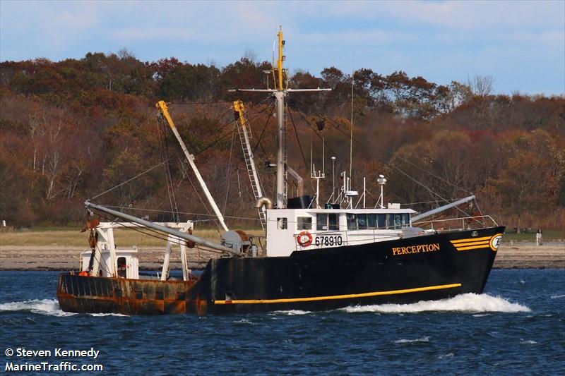 perception (Fishing vessel) - IMO , MMSI 367478630, Call Sign WDF6865 under the flag of United States (USA)