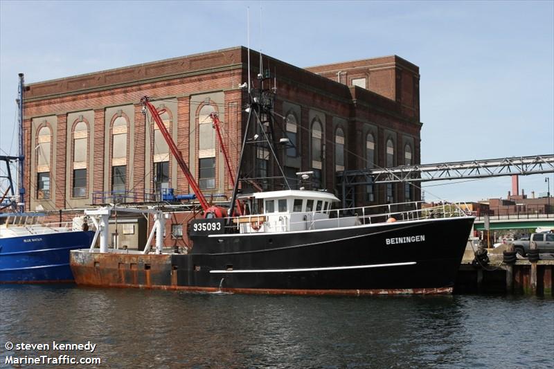 beiningen (Fishing vessel) - IMO , MMSI 367705610, Call Sign WDI5144 under the flag of United States (USA)