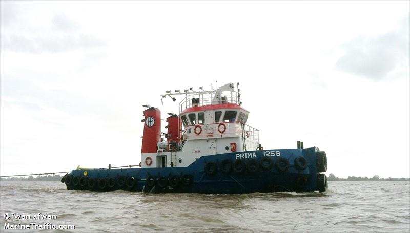 tb prima 1259 (Tug) - IMO , MMSI 525012123, Call Sign YD 3640 under the flag of Indonesia