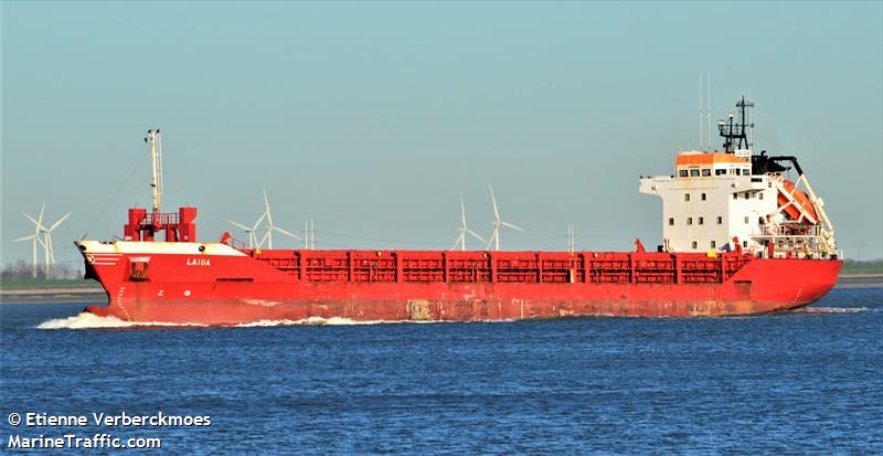 laida (Passenger/Ro-Ro Cargo Ship) - IMO 9214733, MMSI 224509000, Call Sign EAVE under the flag of Spain