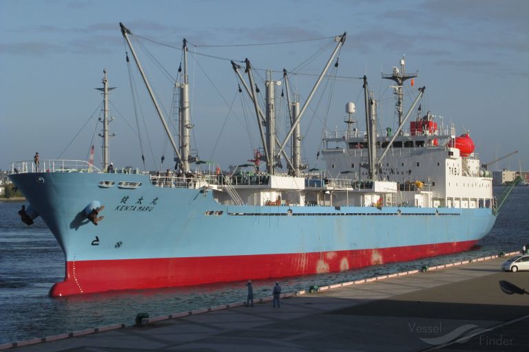 kenta maru (Refrigerated Cargo Ship) - IMO 9788772, MMSI 431793000, Call Sign 7KBJ under the flag of Japan