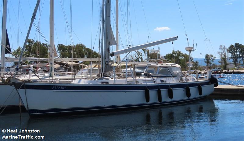 alpaire (Sailing vessel) - IMO , MMSI 250001803 under the flag of Ireland