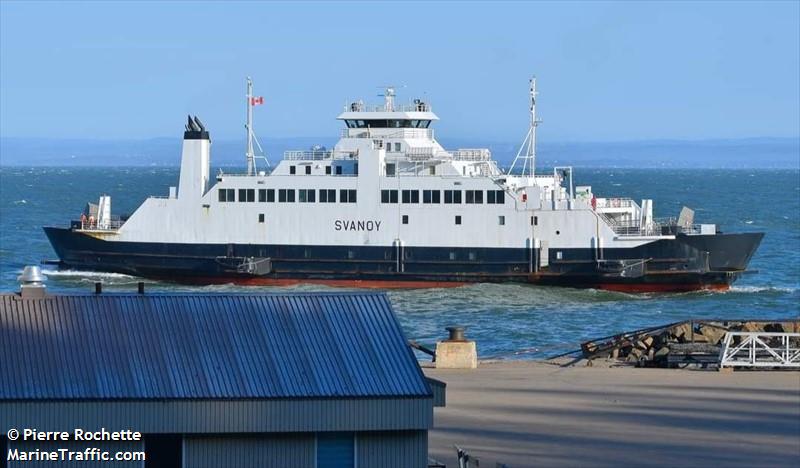 svanoy (Passenger/Ro-Ro Cargo Ship) - IMO 9035163, MMSI 316048583, Call Sign CZA4197 under the flag of Canada