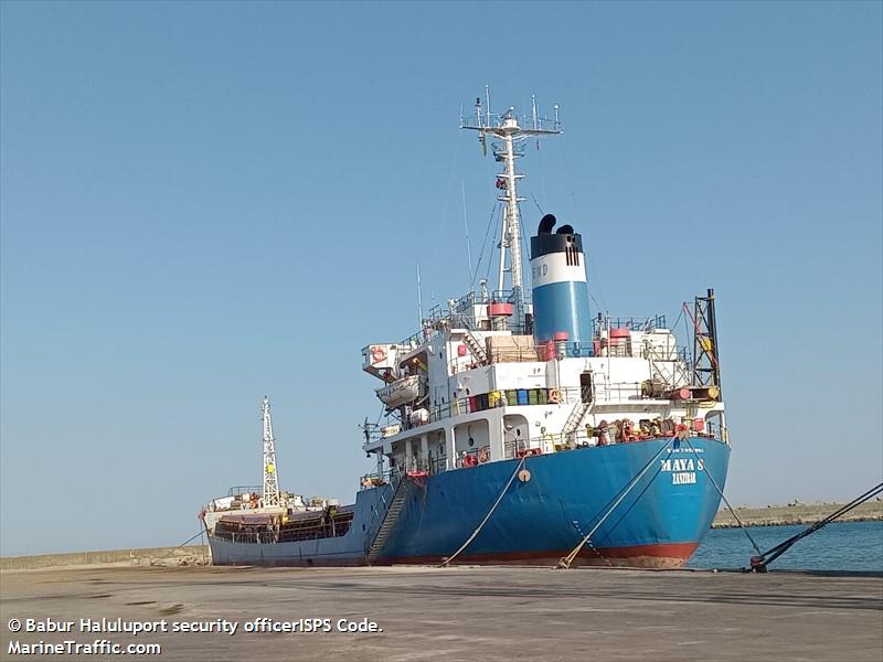 maya s (General Cargo Ship) - IMO 7926095, MMSI 677038500, Call Sign 5IM485 under the flag of Tanzania