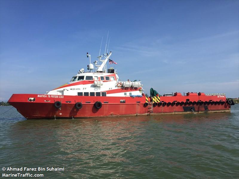 nautica tg puterixxx (Offshore Tug/Supply Ship) - IMO 9753399, MMSI 533180143, Call Sign 9MVI3 under the flag of Malaysia