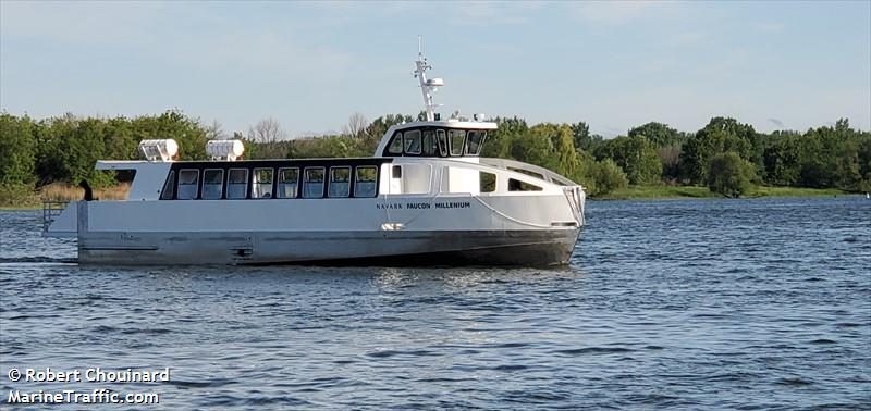 faucon millenium (Passenger ship) - IMO , MMSI 316040345 under the flag of Canada