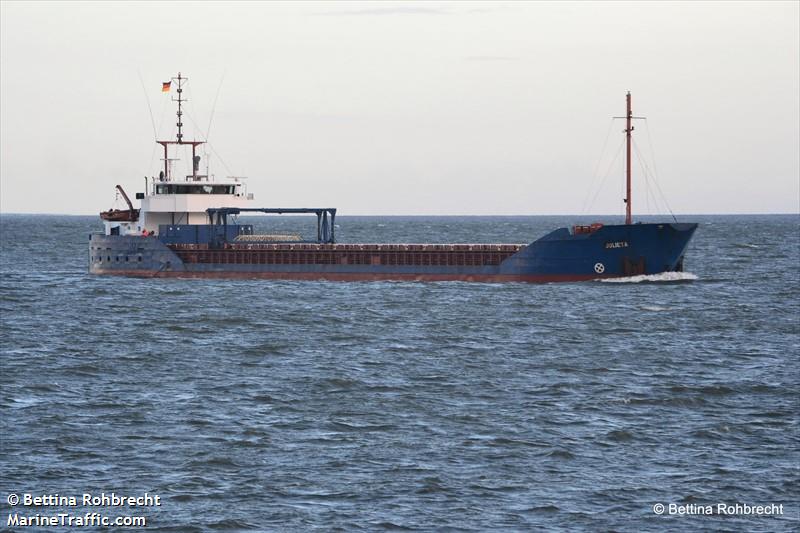 julieta (General Cargo Ship) - IMO 9115913, MMSI 210453000, Call Sign 5BAQ6 under the flag of Cyprus