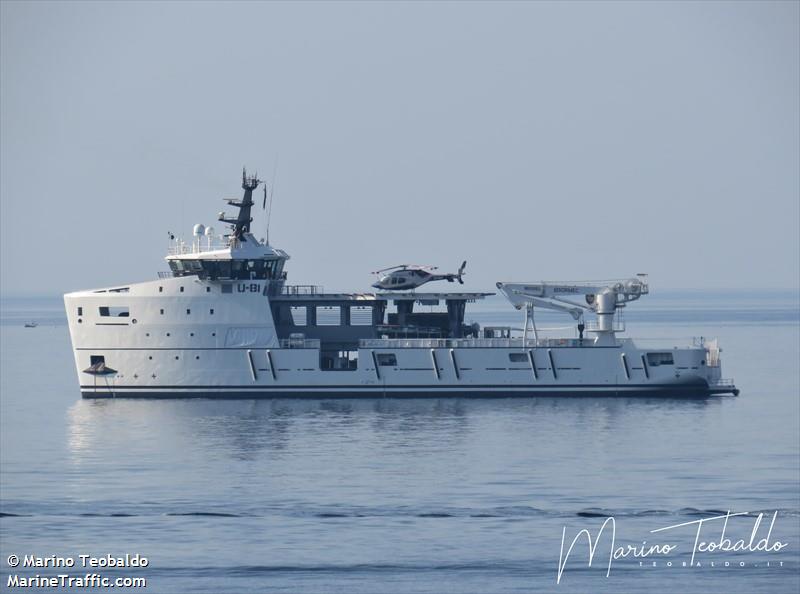 u-81 (Supply Tender) - IMO 9756303, MMSI 538071772, Call Sign V7A5554 under the flag of Marshall Islands