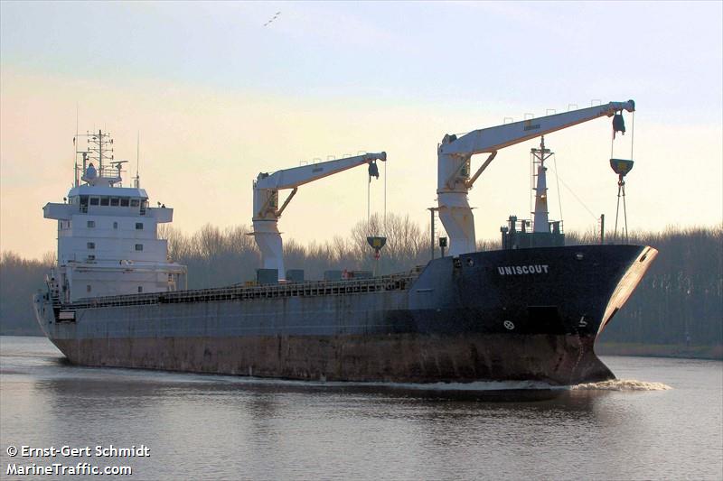 uniscout (General Cargo Ship) - IMO 9484194, MMSI 305366000, Call Sign V2DX5 under the flag of Antigua & Barbuda
