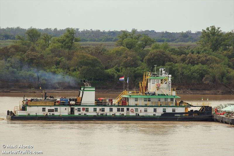 aguara (Towing vessel) - IMO , MMSI 755000020, Call Sign ZPSC under the flag of Paraguay