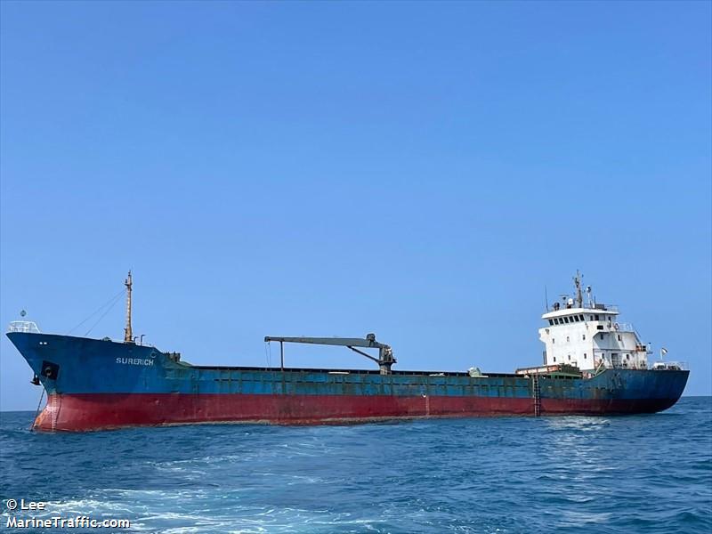 sure rich (General Cargo Ship) - IMO 8356936, MMSI 511100720, Call Sign T8A3911 under the flag of Palau