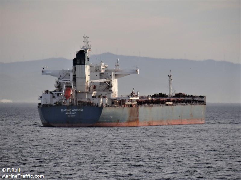 marine wisdom (Bulk Carrier) - IMO 9606766, MMSI 636021642, Call Sign 5LEY9 under the flag of Liberia