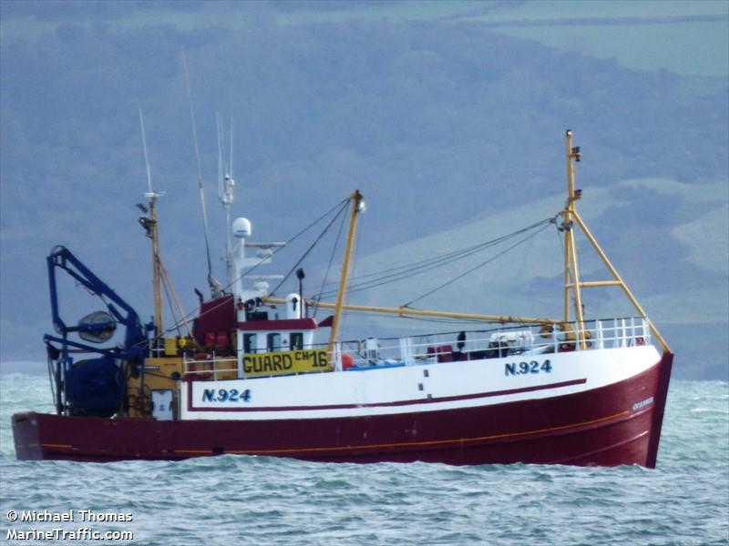 oceanus (Fishing vessel) - IMO , MMSI 235007912, Call Sign ZNHH6 under the flag of United Kingdom (UK)