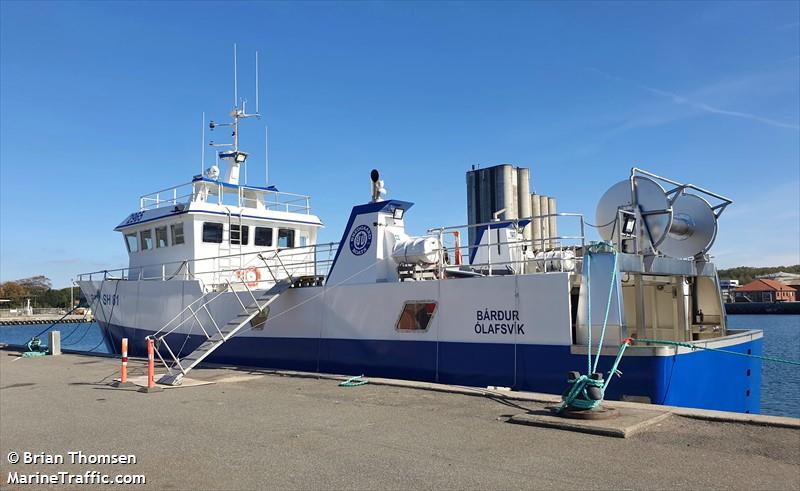 bardur (Fishing Vessel) - IMO 9861005, MMSI 251856110, Call Sign TFFP under the flag of Iceland
