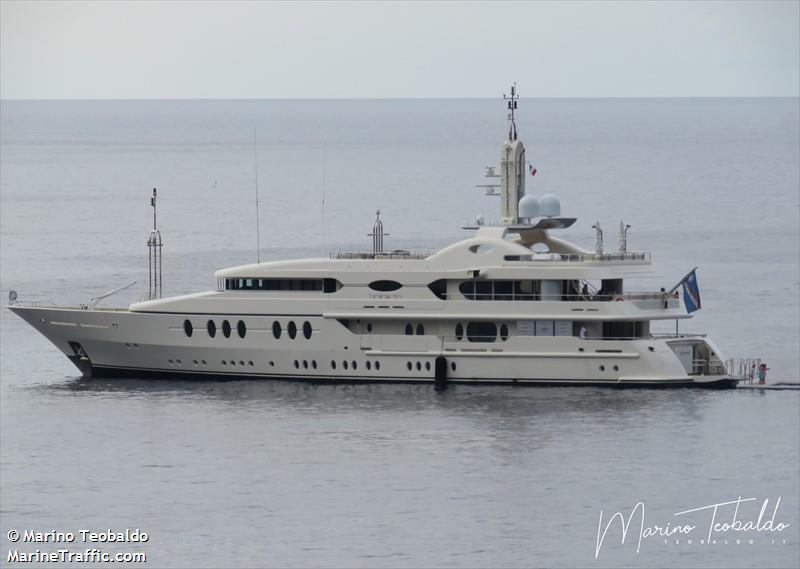 samira (Yacht) - IMO 1007536, MMSI 538071689, Call Sign V7A5202 under the flag of Marshall Islands