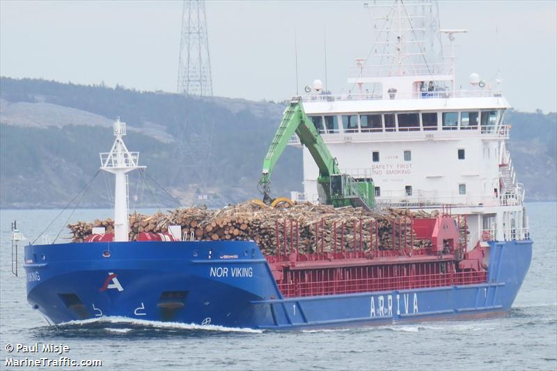 nor viking (General Cargo Ship) - IMO 9911939, MMSI 257988000, Call Sign LAKS8 under the flag of Norway